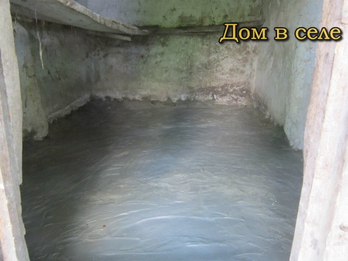 Бетонный пол в курятнике