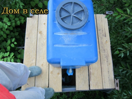 Крыша бак летний душ